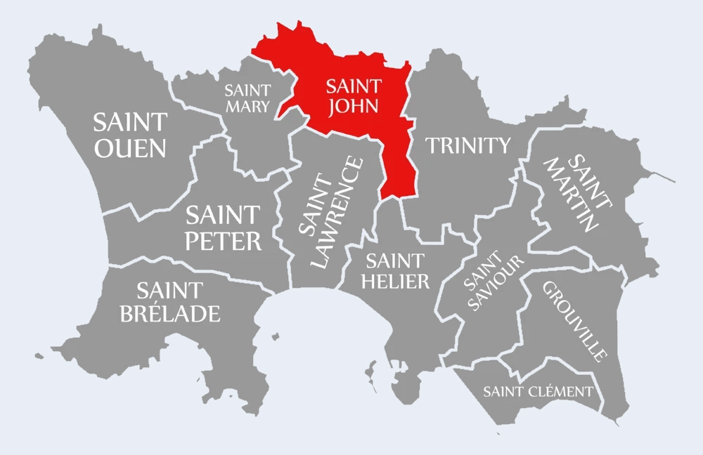 Map of St John
